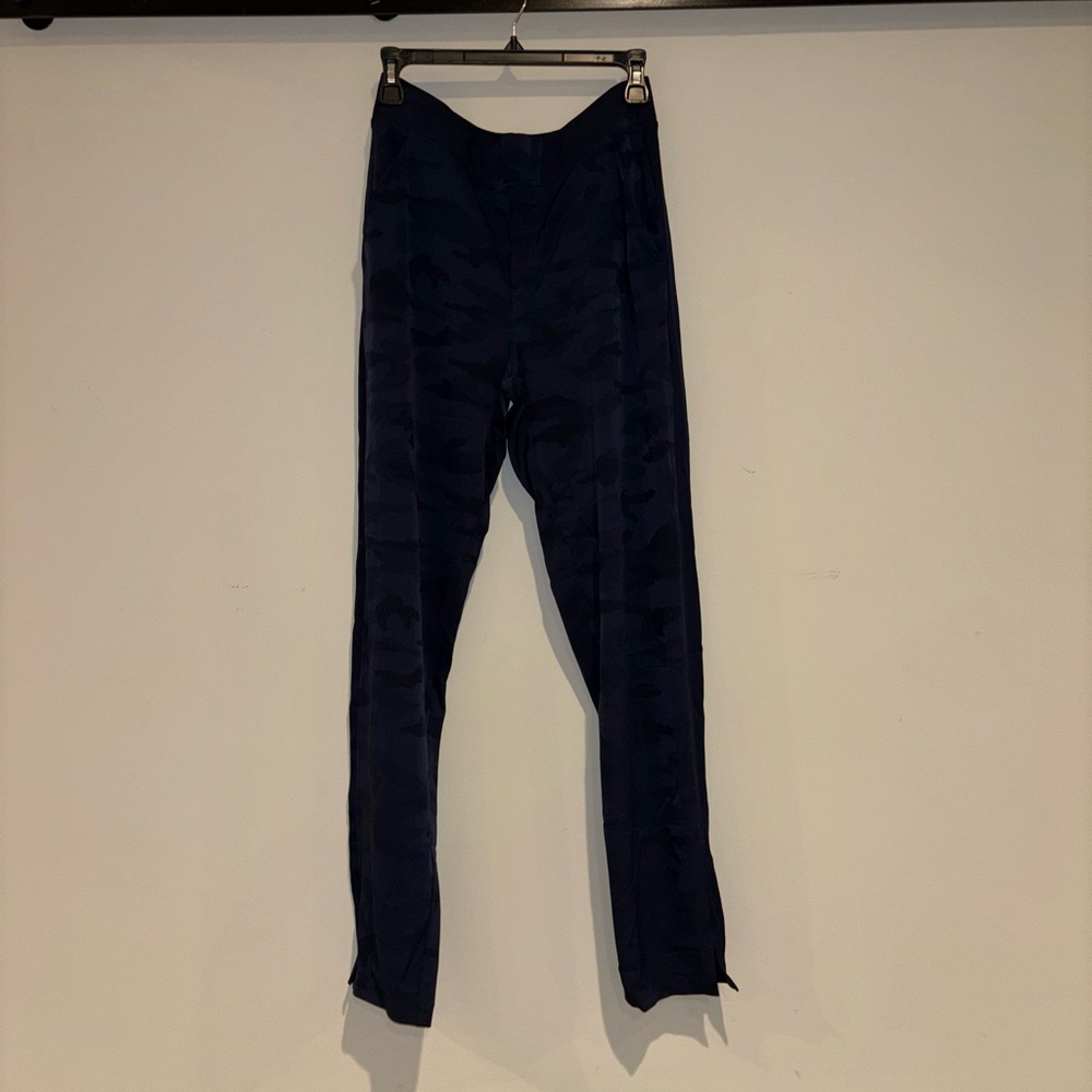Athleta Navy Blue Camo Pants